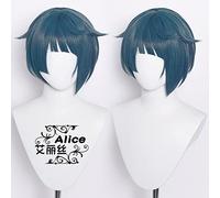 LINLINCD -Wig Anime Cosplay Original Sunny Mona God COS Fake Gangly Luke Barbara Conducting Empty Confucius