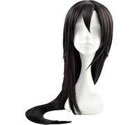 LINLINCD -Wig Anime Cosplay Sword Art Online GGO Kirigaya Kazuto Kirito 100 cm Largo Chocolate Resistente al Calor Cosplay Peluca Cosplay