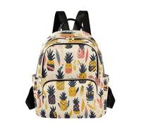 LINNIKEEEE Acuarela Colorido PiñAs Mochila Bookbag Mini Bolso de Hombro para Viajes Adolescentes