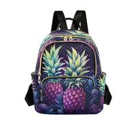 LINNIKEEEE Fruta Arte PiñAs Mochila Bookbag Mini Bolso de Hombro para Viajes Adolescentes