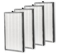 LINNIW Filtro de repuesto H13 True HEPA, compatible con purificador de aire MA serie 112, prefiltro de 3 etapas, H13 True HEPA y juego de filtros de carbón activado, paquete de 4