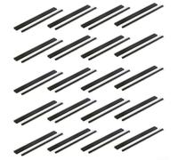 Linnkyfloa 40 tiras de conector macho hembra de 2,54 mm para cableado de conexión de módulo de sensor, color negro