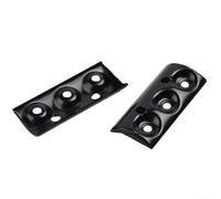 Linnkyfloa Abrazadera exterior de repuesto para placa de tambor de hoja cepilladora 1900B, 2 piezas de cubierta de hoja de cepilladora de metal para accesorios de herramientas eléctricas, color negro