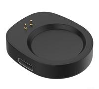 Linnkyfloa Base de carga magnética para reloj inteligente T-Rex 3, diseño compacto de ABS, tamaño portátil de 3,6 x 0,9 x 3 cm, elegante acabado negro, cargador seguro Plug and Play
