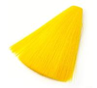 Linnkyfloa Bucktail Fly Tying Materials Saltwater and Streamer Patterns, Natural Deer Hair Fishing Lures and to Tie - Varios colores, 14,5 cm de longitud (amarillo)