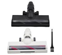Linnkyfloa Cabezal de cepillo de rodillo de repuesto para Dreame R10 R20 R30 para T10 S10 Z10 V12S, boquilla de piso de terciopelo, limpieza de alfombras de madera dura, negro