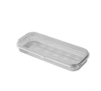 Linnkyfloa Cesta de acero inoxidable para lavavajillas, almacenamiento duradero resistente al óxido para utensilios y palillos, se adapta a lavavajillas estándar, plateado (S)