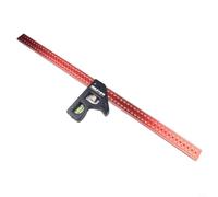 Linnkyfloa Cuadrado combinado de acero inoxidable con regla móvil para carpintería y metalurgia, opciones de longitud de 400 mm/300 mm/600 mm, alta medición (600 mm)