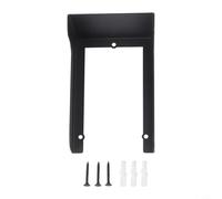 Linnkyfloa Cubierta de timbre de metal resistente a la intemperie, impermeable, reducción de deslumbramiento solar, negro, 5.9 x 3.93 pulgadas