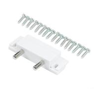 Linnkyfloa Detector con sonda de acero, sistemas de alarma de fugas, sensor de humedad, indicador de nivel para el hogar, granja, sótano, tanque, piscina, color blanco