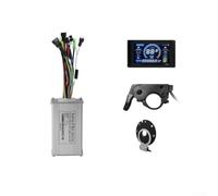 Linnkyfloa Ebike LCD S966 - Pantalla a color con controlador de 17 A, 26 A, 30 A y acelerador de asistencia para bicicletas eléctricas de motor sin escobillas, 24 V, 36 V, 48 V (17 A)