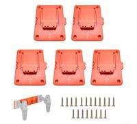 Linnkyfloa Estante de almacenamiento de pared Black-Decker 20 V Max Li- Soporte para herramientas, organizador de ahorro de espacio, soporte amarillo, ajuste seguro, instalación rápida (5 piezas)