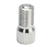 Linnkyfloa Extensión de válvula de acero para Xiaomi Scooter, tornillo - Presión del extensor de boquilla del inflador de neumáticos, plata (19 mm)
