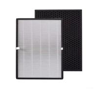Linnkyfloa Filtro purificador de aire de carbón activado HEPA compatible con TaoTronics-TT-AP003, reducción de olores para humo, cocina, olores, polvo, negro, fácil instalación