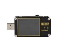 Linnkyfloa FNB48S Probador de voltímetro de corriente USB para QC4+ PD3 0 2 0 carga rápida, pantalla de alta definición de 1 77 pulgadas, ADC de 16 bits, soporta cálculo de capacidad de batería (sin