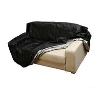 Linnkyfloa Funda impermeable para asiento de banco al aire libre, material Oxford resistente, protección para muebles de jardín para asiento con cordón de bloqueo de cordón, sistema de bloqueo de