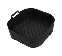 Linnkyfloa Juego de 2 forros de silicona para freidora de aire Cosori 6,2 l Na230, no resistente al calor hasta 230 °C, para un diseño de ranura elevada para una cocción más saludable y uniforme de