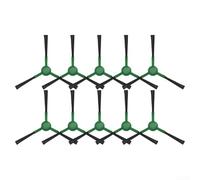 Linnkyfloa Kit de cepillos laterales compatibles con S30 / DEM-S30 para robot aspiradores, limpieza eficiente de bordes y esquinas con cerdas de nailon de plástico, instalación sin complicaciones