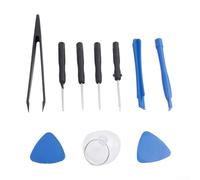 Linnkyfloa Kit de herramientas de reparación de teléfono 10 piezas con destornilladores palanca para barras y pinzas para abrir y otros teléfonos inteligentes compatibles con dispositivos digitales