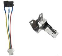 Linnkyfloa Kit de interruptor de encendido de calentador de agua a gas, microinterruptor con soporte de instalación para modelos estándar, corrige fallos del quemador y sin problemas de chispas, pieza