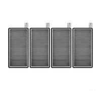 Linnkyfloa Kit de repuesto de filtro HEPA para aspiradora cilíndrica Dreame, paquete de 4 núcleos de filtro de vacío, polvo eficiente, instalación, herramienta, color negro