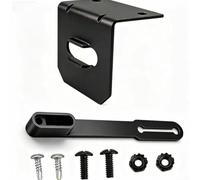 Linnkyfloa Kit de soporte de montaje de arnés de cableado de remolque de 4 vías 58301 58300 5820, construcción de hierro resistente, ajuste de 1.3 pulgadas de longitud, soporte negro compacto seguro