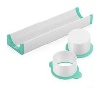 Linnkyfloa Kit para hacer bolas redondas para tartas, reutilizable, con bandeja, galletas, brownies, dulces, manualidades, herramienta verde menta
