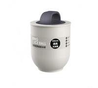 Linnkyfloa Máquina para hacer bolas de hielo de silicona, 64 mm, grande, sin burbujas, whisky, cócteles, café helado, herramienta de barra de cocina, color blanco, 1 paquete