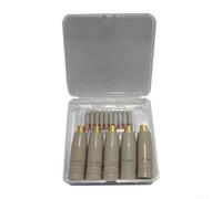 Linnkyfloa MB-15AK TIG Boquilla de soldadura 0.8/1.0/1.2mm con revestimiento resistente a altas temperaturas para 15AK MIG MAG, escudo de soldadura de aleación de aluminio (14pcs-1.0mm)