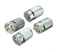 Linnkyfloa Motor Gear - Eje de 12 dientes de 3 mm para taladro inalámbrico, carcasa de metal y cepillo de carbono fuerte para rendimiento (18 V)