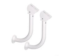 Linnkyfloa Paquete de 2 soportes de montaje en pared para panel solar de 40 cm, inclinación ajustable en forma de L para cámaras de seguridad, compatible con parpadeo, para arlo para eufy para wyze