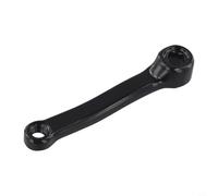 Linnkyfloa Par de manivelas de hierro de 127 mm, interfaz de agujero cuadrado para montaje de pedal, repuesto lateral izquierdo y derecho compatible con bicicletas deportivas de interior, acabado