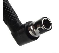 Linnkyfloa Punta de destornillador hexagonal tipo L con mango de doble extremo de 90 grados, herramienta de llave de vaso de 6,35 mm para montaje de muebles, reparación electrónica, proyectos de