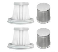 Linnkyfloa Reemplazo de vacío y limpiador de filtro de plata para Xiaomi Ssxcq01xy Separador de polvo de acero con lugar Hepa Acero Blanco
