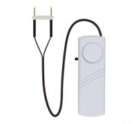 Linnkyfloa Sensor de alarma de nivel de agua de 100 dB, detector de fugas de sonda de cobre para desbordamiento de pecera, acuario, piscina, dispositivo blanco que funciona con pilas (corto de agua)