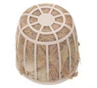 Linnkyfloa Soporte de material anidado para pájaros con algodón y mezcla, para fijar pinzones, periquitos de canarios, estación de anidación reutilizable, paquete de 1 o 5 (1 unidad)
