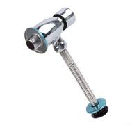 Linnkyfloa Válvula de descarga de urinario, descarga manual tipo botón con apagado automático, construcción de aleación para baños públicos y baños comerciales, Water-Sa