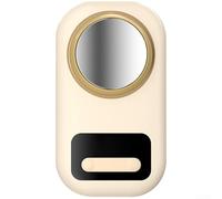 Linnkyfloa Ventilador de cuello portátil con bolsa de hielo de refrigeración, ventilador silencioso de escritorio de cintura recargable por USB, acondicionador personal silencioso de 36 dB, oficina de