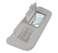 Linnkyfloa Viseras solares grises para automóvil izquierda y derecha compatibles con 2002-2012, OEM852101C200, accesorios interiores de plástico duraderos para conductor (derecha)