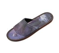 Linnyio Acuarela Obra De Arte Morsa Chanclas de Viaje para JóVenes Ligeras Sandalias de Punta Abierta Antideslizantes para Uso Exterior Hombres Mujeres