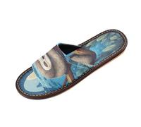 Linnyio Animal De Dibujos Animados Lindo Perrito Chanclas de Viaje para JóVenes Ligeras Sandalias de Punta Abierta Antideslizantes para Uso Exterior Hombres Mujeres