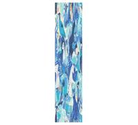 Linnyio Azul Polar Blanco Fauna Hermosa Láminas de Lija Gráfica para Skate Longboard,Sin Burbujas,Cintas Antideslizantes para Adolescentes