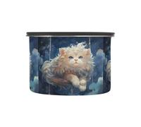 Linnyio Estrella Azul LeóN Recipientes para Almacenar Café,Tarros Botes para Alimentos,Ideales para La Encimera Cocina,Perfectos para Azúcar Harina Té Caramelos