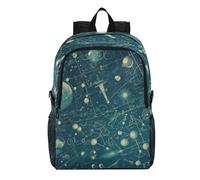 Linnyio FóRmulas MatemáTicas Abstractas De Dibujos Animados Mochila Plegable Impermeable y Ligera para Senderismo y Viajes,Compactable para Actividades al Aire Libre