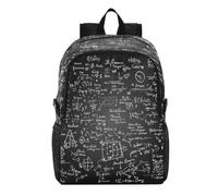 Linnyio FóRmulas MatemáTicas Creativas Mochila Plegable Impermeable y Ligera para Senderismo y Viajes,Compactable para Actividades al Aire Libre