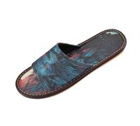 Linnyio LeóN Azul Fresco Chanclas de Viaje para JóVenes Ligeras Sandalias de Punta Abierta Antideslizantes para Uso Exterior Hombres Mujeres