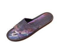 Linnyio LeóN De Mar PúRpura De Lujo Chanclas de Viaje para JóVenes Ligeras Sandalias de Punta Abierta Antideslizantes para Uso Exterior Hombres Mujeres