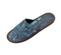 Linnyio LeóN Marino Chanclas de Viaje para JóVenes Ligeras Sandalias de Punta Abierta Antideslizantes para Uso Exterior Hombres Mujeres