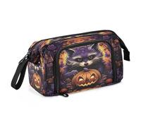 Linnyio Lindos Osos Polares De Dibujos Animados Estuche para Lápices Estuche para Bolígrafos de Gran Capacidad para Niñas Niños