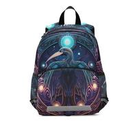 Linnyio PelíCano Azul Fresco Abstracto Mochila Preescolar para Niños de 3 a 8 Años,Mochila Escolar con Diseño de Dibujos Animados para Niños
